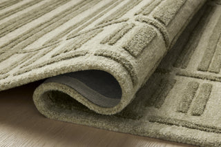 Bradley BRL-07 Sage/Olive Area Rug by Chris Loves Julia X Loloi Pile Image