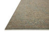 Loloi Briar BRR-01 Sky / Moss Area Rug Corner Image