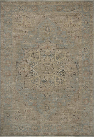 Loloi Briar BRR-01 Sky / Moss Area Rug main image