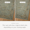 Loloi Briar BRR-02 Aqua / Olive Area Rug Lifestyle Image Feature