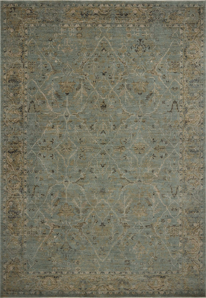 Loloi Briar BRR-02 Aqua / Olive Area Rug main image
