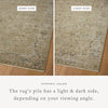 Loloi Briar BRR-02 Olive / Stone Area Rug Lifestyle Image Feature