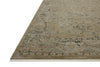 Loloi Briar BRR-02 Olive / Stone Area Rug Corner Image