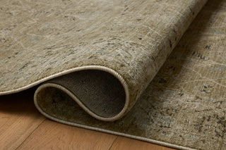 Loloi Briar BRR-02 Olive / Stone Area Rug Pile Image