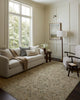 Loloi Briar BRR-03 Silver / Moss Area Rug Lifestyle Image Feature