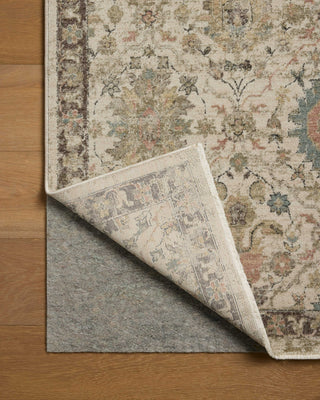 Loloi Briar BRR-04 Ivory / Multi Area Rug Backing Image