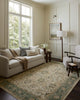 Loloi Briar BRR-05 Ant Ivory / Blue Area Rug Lifestyle Image Feature