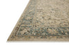 Loloi Briar BRR-05 Ant Ivory / Blue Area Rug Corner Image