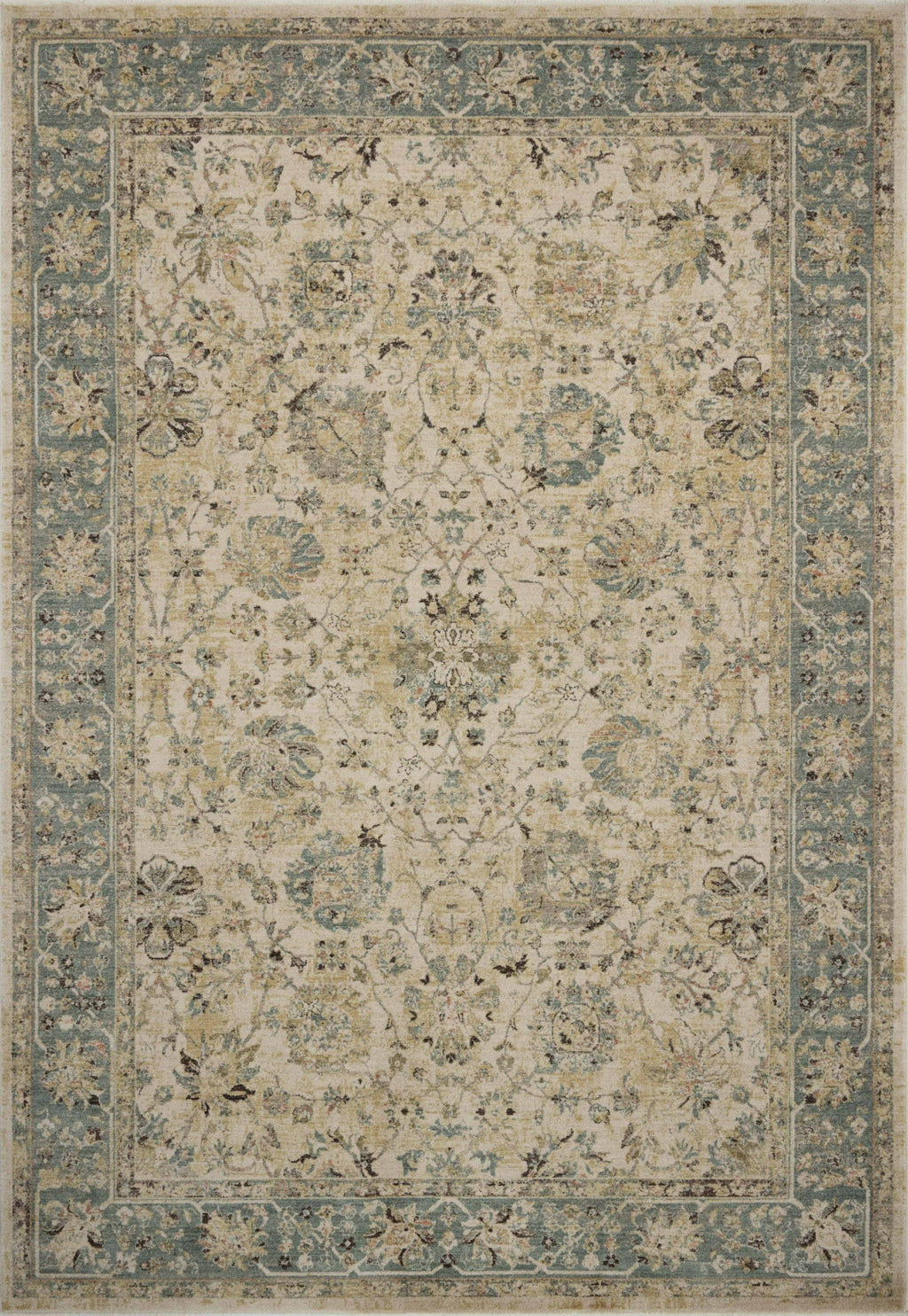 Ant Rug Loloi Briar BRR-05 Ant Ivory / Blue Area Rug – Incredible Rugs and Decor