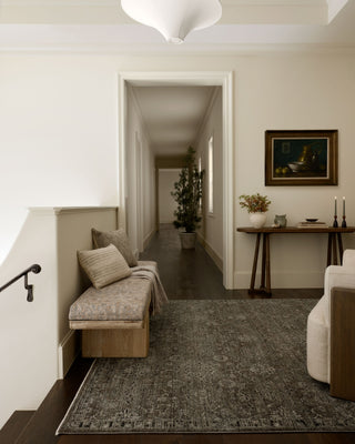 Loloi Briar BRR-06 Bark / Lagoon Area Rug Lifestyle Image Feature