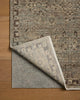 Loloi Briar BRR-06 Mist / Granite Area Rug Backing Image