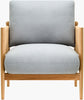 Surya Brielle BRIL-001 Light Blue / Clear Furniture Angle
