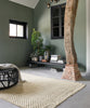 Brink and Campman Atelier Twill Oyster Area Rug Room Image Feature