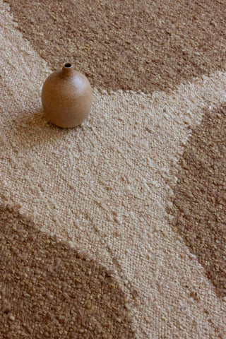 Brink and Campman Craft Fundament Caramel Area Rug Room Image Feature