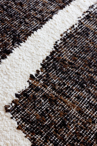 Brink and Campman Craft Fundament Chocolate/Cream Area Rug Room Image Feature