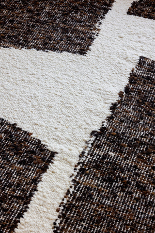 Brink and Campman Craft Fundament Chocolate/Cream Area Rug Room Image Feature