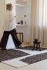 Brink and Campman Craft Fundament Chocolate/Cream Area Rug Room Image Feature