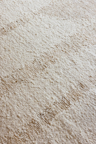 Brink and Campman Craft Fundament Wool White Area Rug Room Image Feature