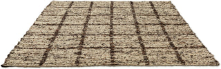 Brink and Campman Craft Jack Bear Brown Area Rug Reverse Side Angle Image