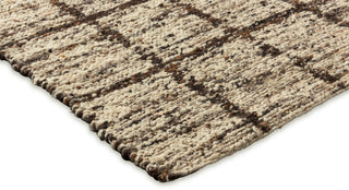 Brink and Campman Craft Jack Bear Brown Area Rug Reverse Side Corner Image