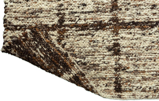 Brink and Campman Craft Jack Bear Brown Area Rug Reverse Side Fold Image