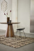 Brink and Campman Craft Jack Bear Brown Area Rug Reverse Side Room Image Feature