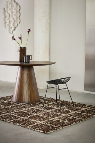 Brink and Campman Craft Jack Bear Brown Area Rug Room Image Feature