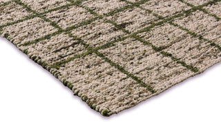 Brink and Campman Craft Jack Hunter Green Area Rug Reverse Side Corner Image