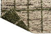 Brink and Campman Craft Jack Hunter Green Area Rug Reverse Side Fold Image