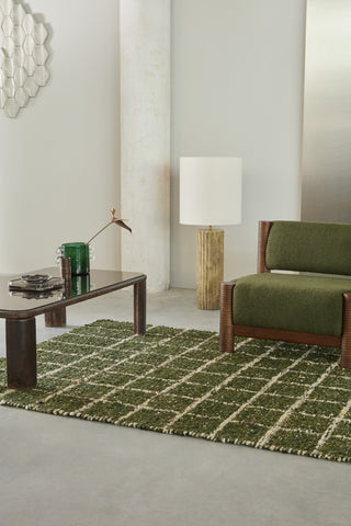 Brink and Campman Craft Jack Hunter Green Area Rug Room Image Feature