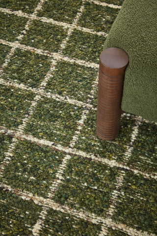 Brink and Campman Craft Jack Hunter Green Area Rug Room Image Feature