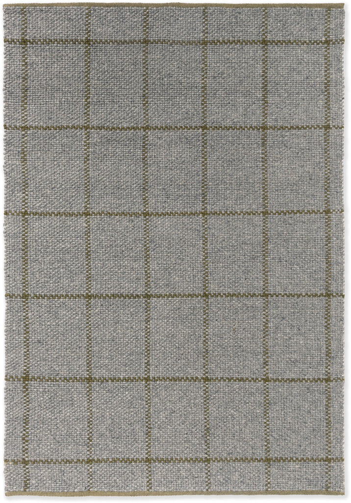 Brink and Campman Craft Matter Check Slate/Olive Area Rug main image