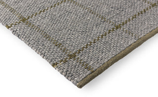 Brink and Campman Craft Matter Check Slate/Olive Area Rug Corner Image