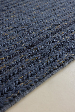 Brink and Campman Craft Plait Denim Area Rug Room Image Feature
