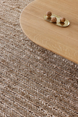 Brink and Campman Craft Plait Natural Area Rug Room Image Feature