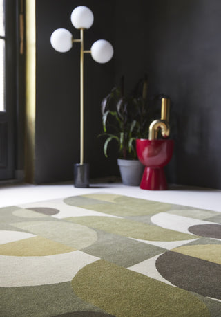 Brink and Campman Decor Cosmo Greens Area Rug Room Image Feature