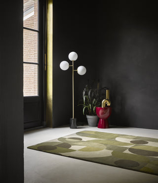 Brink and Campman Decor Cosmo Greens Area Rug Room Image Feature