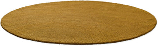 Brink and Campman Decor Echo Ochre Area Rug Round Angle Image