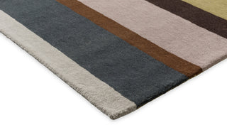 Brink and Campman Decor Linear Retro Area Rug Corner Image