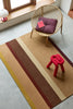 Brink and Campman Decor Linear Ruby Area Rug Room Image Feature