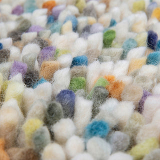 Brink and Campman Dots Confetti Area Rug Closeup Image