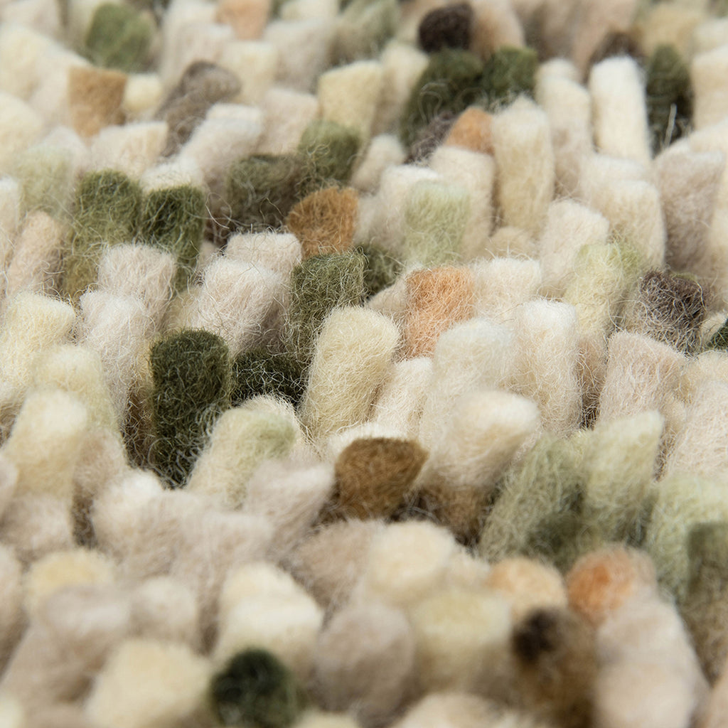 Brink and Campman Dots Moss Area Rug Closeup Image