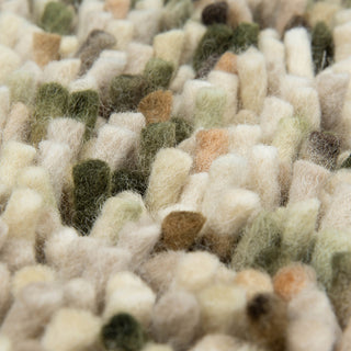 Brink and Campman Dots Moss Area Rug Closeup Image