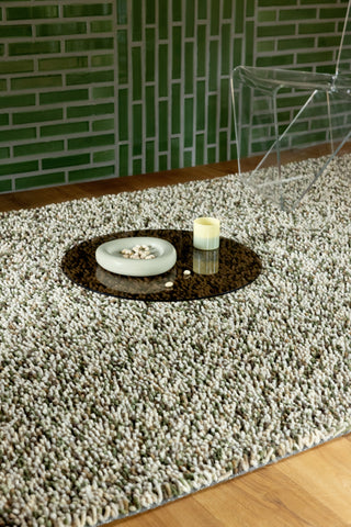 Brink and Campman Dots Moss Area Rug Room Image Feature