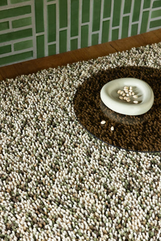 Brink and Campman Dots Moss Area Rug Room Image Feature