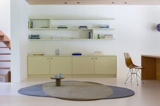 Brink and Campman Element Chad Grey Green Area Rug Room Image Feature