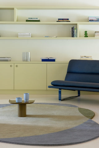 Brink and Campman Element Chad Grey Green Area Rug Room Image Feature