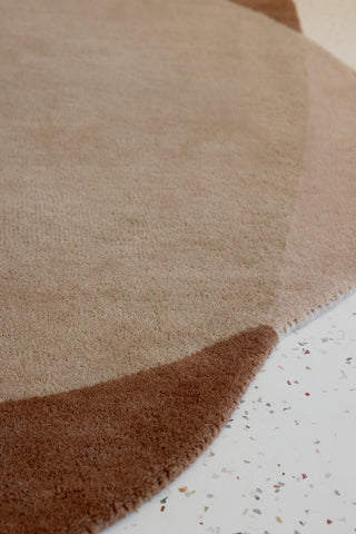 Brink and Campman Element Moore Caramel Area Rug Room Image Feature