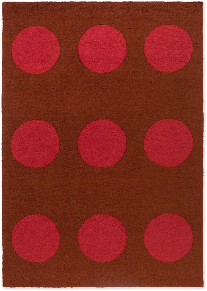 Brink and Campman Habitat Festival Dots Red Area Rug main image
