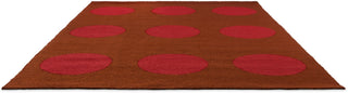 Brink and Campman Habitat Festival Dots Red Area Rug Angle Image